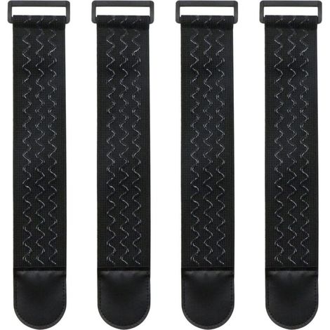 Elastisches Kabelband mit rutschfestem Silikon – Wiederverwendbarer Kabelbinderverschluss, vielseitiger Organizer für Verlängerungskabel, Kabel, Seile, Gartenschläuche, Fahrräder, Gepäck, 4 Stück