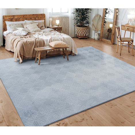Paco Home Alfombra Salon De Habitacion Pelo Corto Motivo Nordica Boho Dibujo Geometrico 60x100 cm, Grigio