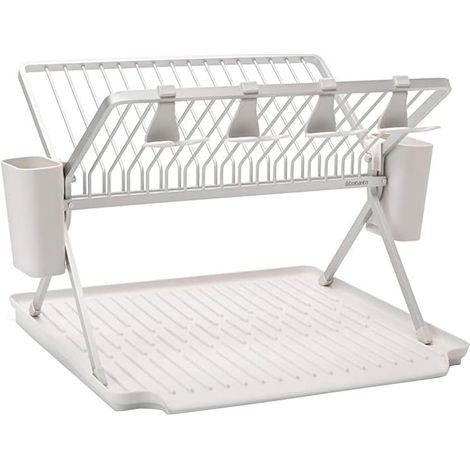 Brabantia 139444 Scolapiatti pieghevole SinkSide, Light Grey (1/5)