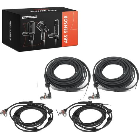 Sensor ABS, longitud 3680 mm, longitud del cable 3630 mm, tipo de sensor inductivo, instalación delantera y trasera, 2 contactos de conector. (1/5)