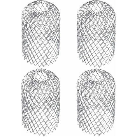 Crediri 4er-Pack Dachrinnenschutz aus Metall, erweiterbarer Filter, Laubfilter, Fallrohrschutz (1/5)