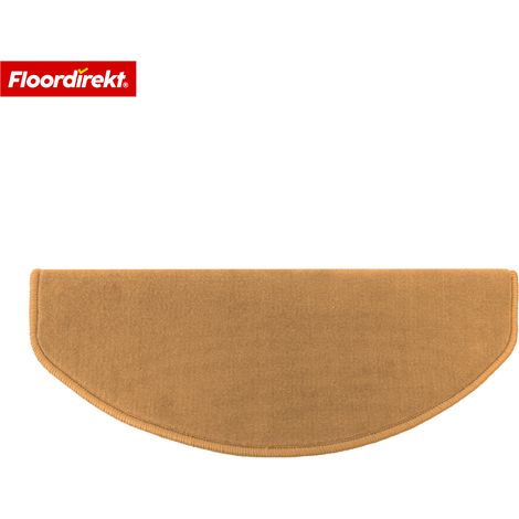 Velours-Stufenmatte Wien Halbrund Hellbraun 1 Stufenmatte (1/5)