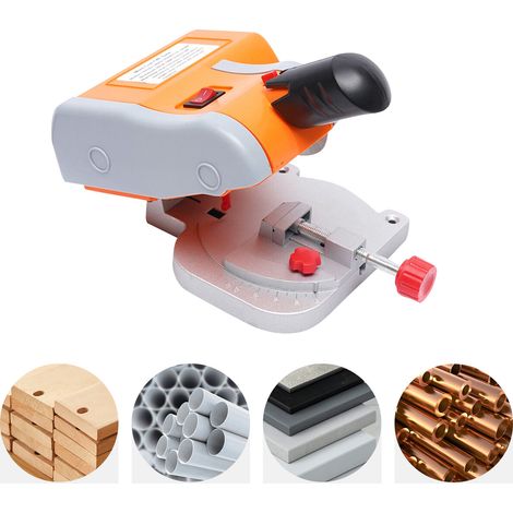 Mini Precision 0-45°Bench Cut-off Saw Set Metal Wood Plastic Cutting Machine UK (1/5)