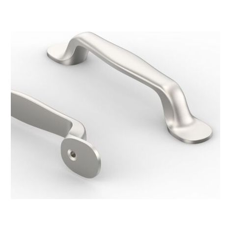 QORVA-Lot de 10 Poignee de Meuble Cuisine Entraxe 96MM Nickel Brossé Poignée Meuble Cuisine Poignées pour Placards Poignet de Porte Cuisine Alliage de Poignet Meuble Cuisine (1/5)