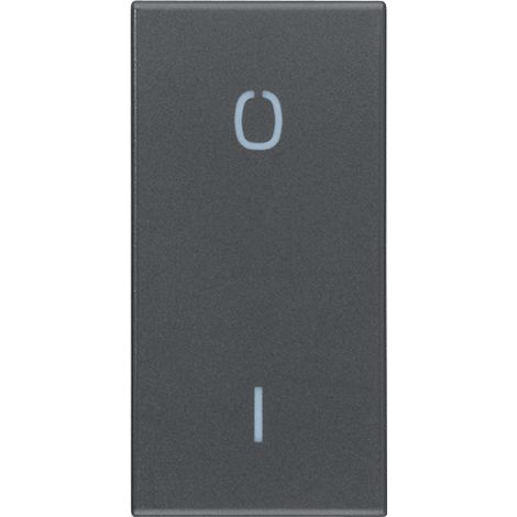 VIMAR – 20021.99 1M-Taster mit OI-Symbol, grau