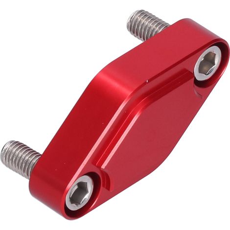 Bloc de frein de stationnement en aluminium usiné, compatible avec Honda TRX 450R / TRX 400EX / TRX 300EX (toutes années), rouge (1/5)