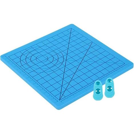 Tapis de Stylo d'Impression 3D, Tapis en Silicone Pour Stylo 3D Avec Artisanat d'Art de Base Multi-formes et 2 Capuchons en Silicone Pour Enfants, Adultes, Débutants, Artiste Expert en Dessin (1/5)