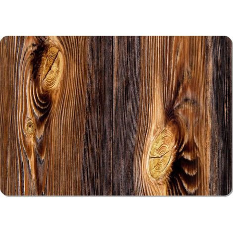 Rechteckiges Tischset 29×42 cm, Holzoptik – ökologischer Filz, waschbar bei 40 °C, Bertoni (1/4)