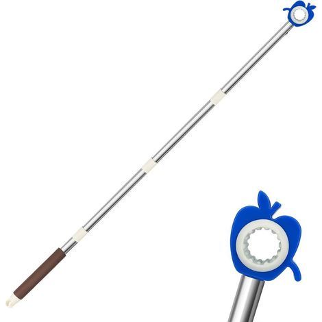 Extension de poignée de fenêtre de toit à ouvrir - Barre d'ouverture de fenêtre de toit - Extension en acier inoxydable avec crochet à tige - Crochet de fenêtre pour fenêtres hautes difficiles à (1/5)