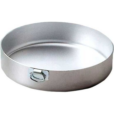 TORTIERA CILINDRICA ALTA IN ALLUMINIO CON ANELLO - cm.28