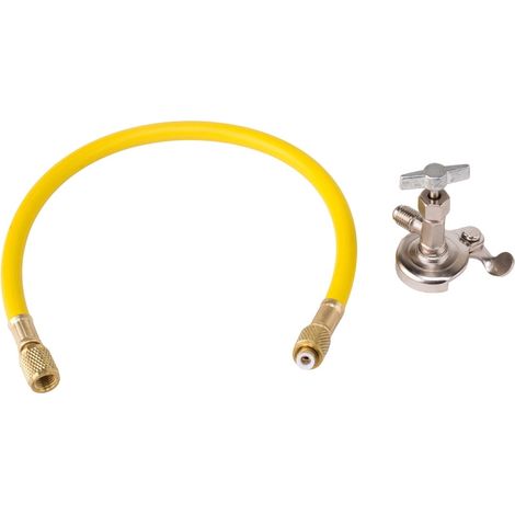 Kit De Recharge De Frigorigène - Tuyau De Recharge R134 R410 - Robinet À Canette - Pour Systèmes De Climatisation - 1 Pièce (1/5)