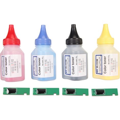 Kit de recharge de toner couleur universel pour imprimantes W2060A, W2061A, W2062A, W2063A - Compatible 116AK, 116AC, 116AY, 116AM (1/5)