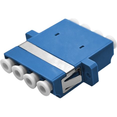 Adaptador de fibra óptica monomodo SM LC quad alantec