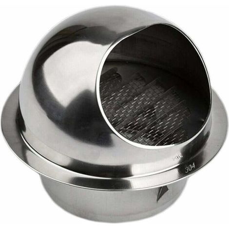 Griglia di ventilazione da 150 mm, griglia di aerazione in acciaio inox di alta qualità, griglia di ventilazione esterna, impedisce l'ingresso di aria fredda / Griglia in acciaio inox