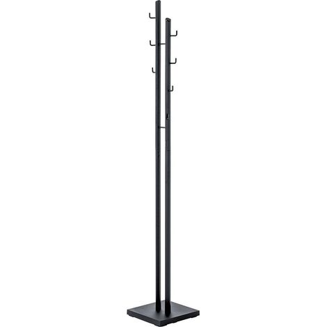 Porte-manteau design classique métal noir Skiron (1/4)