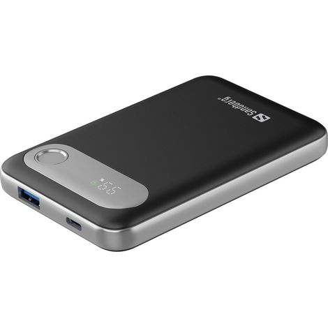 Batterie externe Sandberg 10000mAh LiPo en aluminium noir 421-16 (1/5)