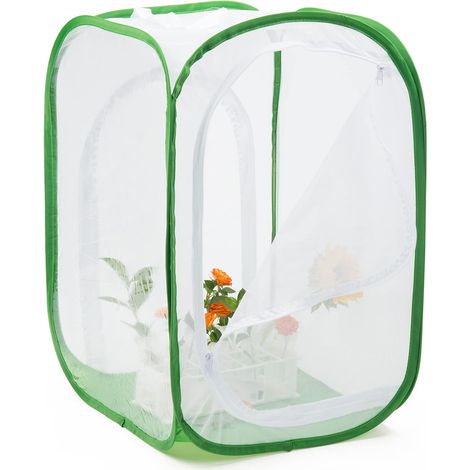 Rosvola Insecte Papillon Habitat Papillon Jardin Kit Papillon Habitat Cage Pliable Pop-up ,606090cm (1/5)