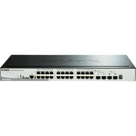 HUB Switch puertos 24 D-LINK DGS-1510-28P/E Gigabit Ethernet (10/ (1/3)