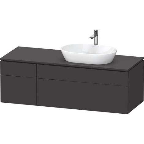 Duravit L-Cube Meuble sous-vasque avec consoles suspendues, avec