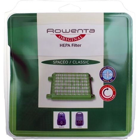 Filtro hepa rowenta spaceo blanco 15 cm x 12 cm