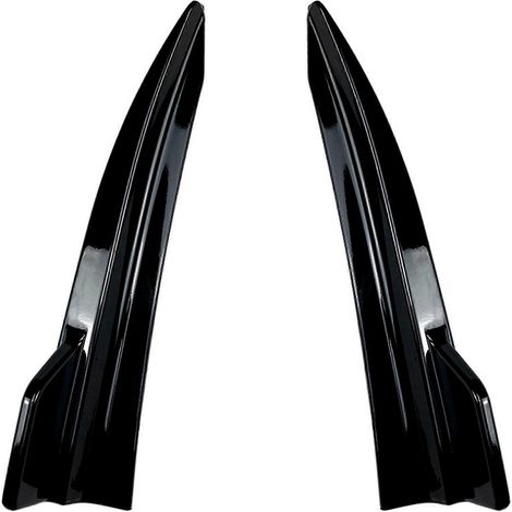 Lame de pare-chocs arrière avec diffuseur, aileron et spoiler pour BMW Série 3 G20 M Sport 320i, 325i et 330i, noir brillant (1/5)