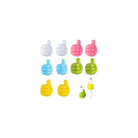 Lot de 30 crochets auto-adhésifs pour cuisine, salle de bain, bureau, réfrigérateur