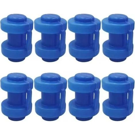 Couvercle De Tube De Trampoline - 25 Mm De Diamètre - Pour Poteaux Standard - 8 Pièces (1/4)
