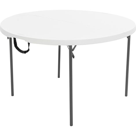 Table Ronde Pliante en Deux (122 cm) (1/5)