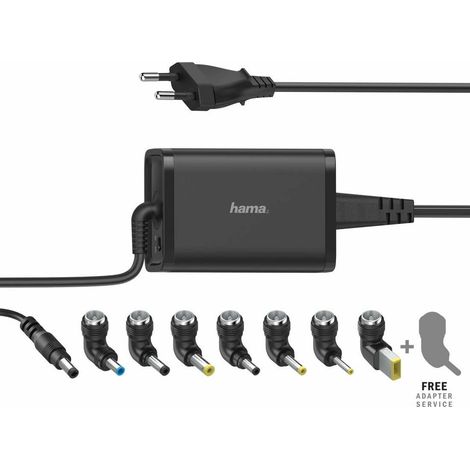 Hama Cargador Universal Portátil con 7 Adaptadores 45W (1/2)