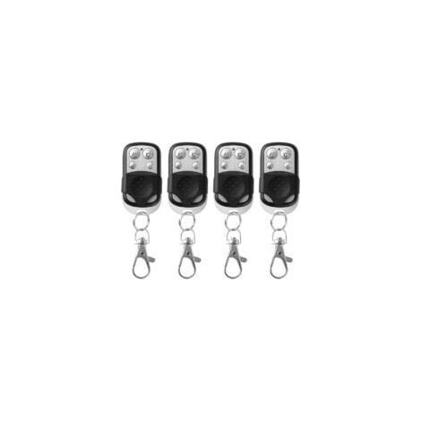 Télécommande universelle 433,92 MHz Lot de 4 pièces Compatible garage et portail Portée 50 mètres Cloneur de télécommandes (1/5)