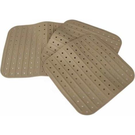 Set 3 Pezzi Tappetini Lavello Soft Tortora Bama