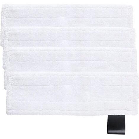 4PCS Bonnettes Microfibre pour SC5 SC3 Easy Fix Kärcher, Lingette Remplacement pour Karcher Vapeur, Chiffons Microfibre pour Karcher Easy Fix SC2 SC3 SC4 SC5, Kärcher Bonnettes pour Buse de Sol