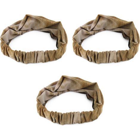 Headband - Bandeau Élastique Coton Doux Tie-Dye - Pour Yoga Course Soins Visage Maquillage - 1 Pièce (1/5)