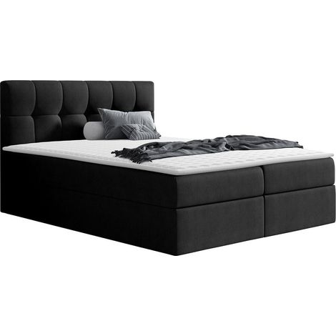 Cama continental Aedes, Rico 13, Doble, Continental, 160x200, Tapiz, Somieres, 166x208x103cm (1/5)