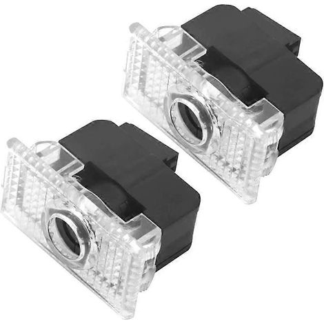 Lot de 2 éclairages LED pour portières de voiture, éclairage d'accueil LED pour portières de voiture, projecteur LED pour voiture, éclairage de courtoisie LED pour Tesla Model 3, Model S et Model X (1/5)