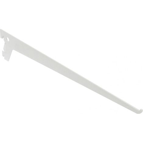 MENSOLA 2 GANCI 30CM BIANCA