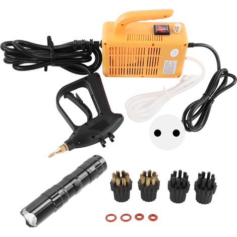 Nettoyeur Vapeur 1700W Haute Température Pression, Machine à Vapeur Multifonction pour Cuisine Salle de Bain Voiture, Prise UE 220V (1/5)