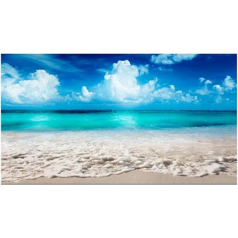 Lupia Quadro Moderno, Vetro Acrilico Plexy, Facile da appendere, da parete, stampa con Colori intensi, prodotto in Italia, 100x150 cm SEA SUMMER (1/4)