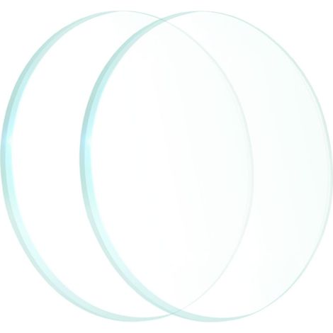 Double Convex Glass Lenses Easy to Use and Magnification 50 mm Diameter Pack of 2 Optical Glass for Physics Experiments and Science Projects (1/5)