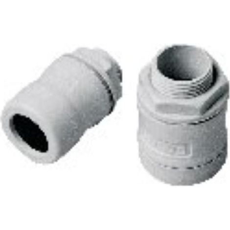 Raccordo tubo-scatola Ø20 mm ip67 pvc grigio easysystem elettrocanali ec70020