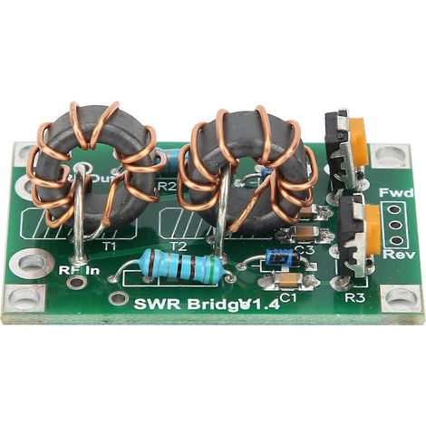 SWR-Modul für Funktests und Debugging auf Leiterplatten – kleine elektronische Bauteile zum Selberbauen (3,5–30 MHz)