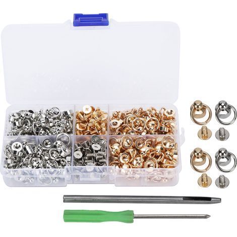 O-Ring-Kugelnieten für DIY-Projekte mit Leder, Kleidung, Taschen, Dekorationen und Handyhüllen (1/5)