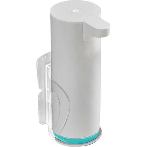 Distributeur de savon automatique rechargeable, sans contact, avec capteur intelligent et mousseur pour les mains, idéal pour la salle de bain. (1/5)
