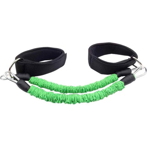 Bandes De Résistance Pour Chevilles - Élastiques Réglables 3 Niveaux De Résistance - Pour Entraînement Sportif Football Basketball Taekwondo Yoga - Lot De 2 (1/5)