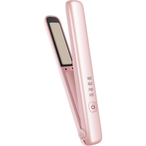 Lisseur À Cheveux Sans Fil USB - Plaques En Céramique À Tourmaline - Température Constante - Batterie 3000 MAh - Pour Utilisation En Voiture Bureau Extérieur - 1 Pièce