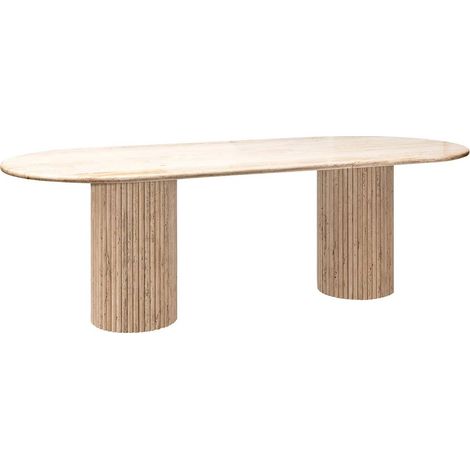 Table élégante La Cantera ovale 240 - Beige naturel élégant (1/5)
