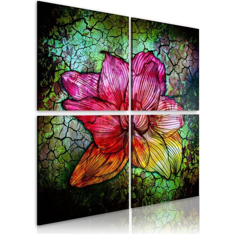 Tableau fleur de verre - 60 x 60 cm (1/2)