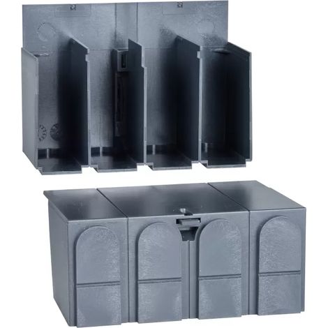 Schneider E28958 – 2 x Cache-Bornes 3/4P (Ins100/160) (1/2)