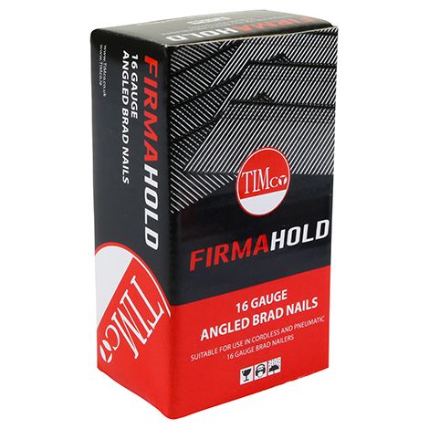 TIMCO FirmaHold Collated 16 Gauge Angled A2 Stainless Steel Brad Nails - 16g x 64