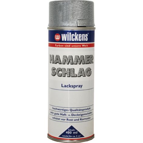 Vernis martelé argenté NOPOLUX WILCKENS GRANIT en aérosol de 400 ml